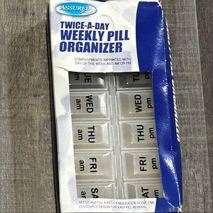 💞 New Twice A Day Weekly Pill Organizer